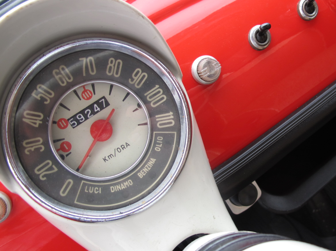 Fiat 500 dashboard - Genootschap der taxateurs